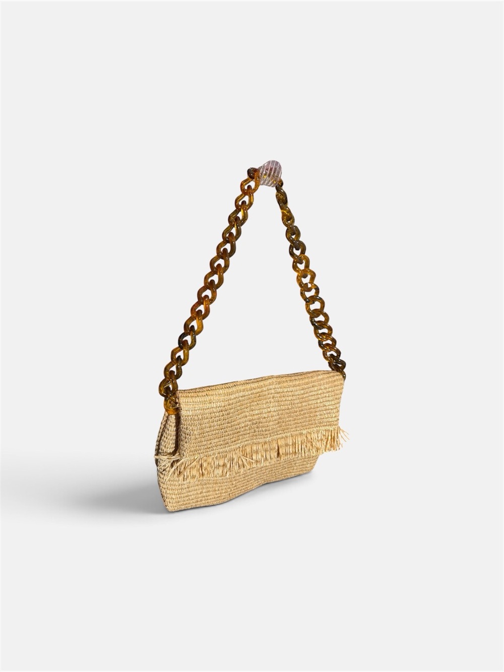 Dolce Vita Boho Straw Golden handbag
